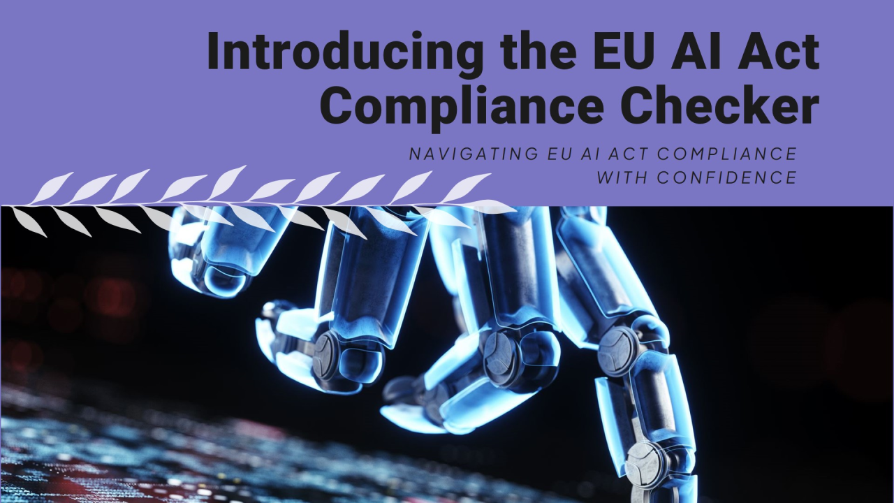 Navigating EU AI Act Compliance with Confidence: Introducing the EU AI Act Compliance Checker
